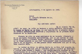 [Carta] 1953 ago. 8, Antofagasta, Chile [a] Joaquín Edwards Bello