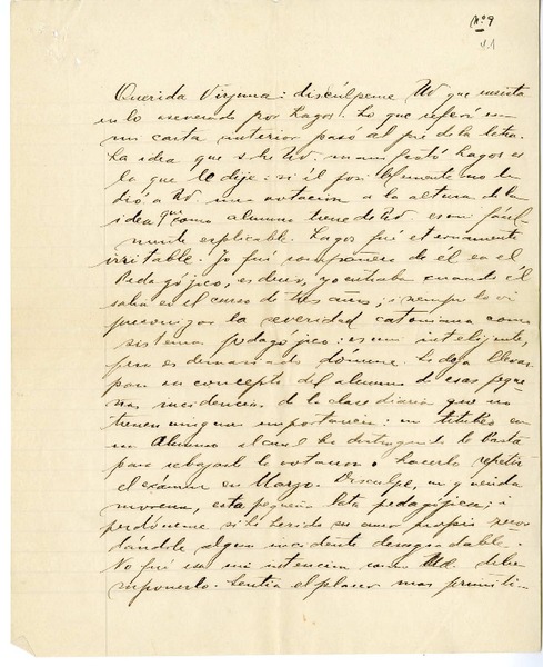 [Carta] 1913 enero 24, Valdivia, Chile [a] Virginia Blanco Calzada