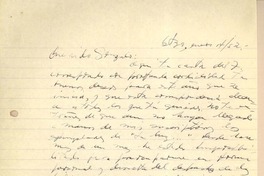 [Carta] 1952 ene. 14, Santiago, Chile [a] Gonzalo Drago
