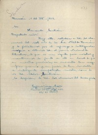 [Carta] 1952 julio 1, Reumén, Chile [a] Fernando Santiván