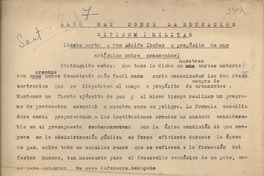 [Carta abierta] [1940] Pucón, Chile [a] Adolfo Ibáñez Boggiana
