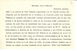 [Carta] 1956?, Santiago, Chile [a] Joaquín Edwards Bello