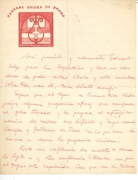 [Carta] c.1930?, Madrid, España [a] Joaquín Edwards Bello