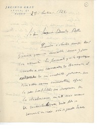 [Carta] 1926 jul. 28, Madrid, España [a] Joaquín Edwards Bello
