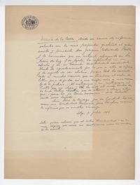 [Carta] 1953 julio 7, Santiago, Chile [a] Joaquín Edwards Bello