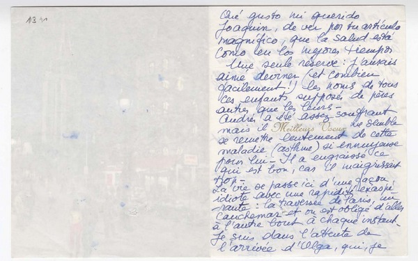[Carta] 1961 diciembre, [Paris, Francia] [a] Joaquín Edwards Bello