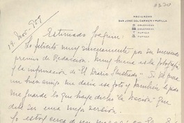 [Carta] 1959 noviembre 19, Colchagua, [Chile] [a] Joaquín Edwards Bello