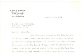 [Carta] 1957 jan. 15, New York [a] Dr. Martin L. Goldfarb, New York