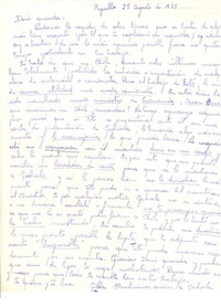 [Carta] 1955 ago. 25, Rapallo, [Italia] [a] Doris Dana, [New York]