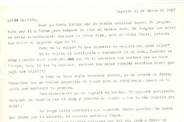 [Carta] 1957 mar. 13, Rapallo, [Italia] [a] Doris Dana, [New York]