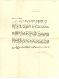 [Carta] 1938 ago. 2, [Chicago, Illinois] [a] Dear Mr. Iglesias