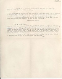 [Carta] 1951 julio, Rapallo, Italia [a] Juan Guzmán Cruchaga