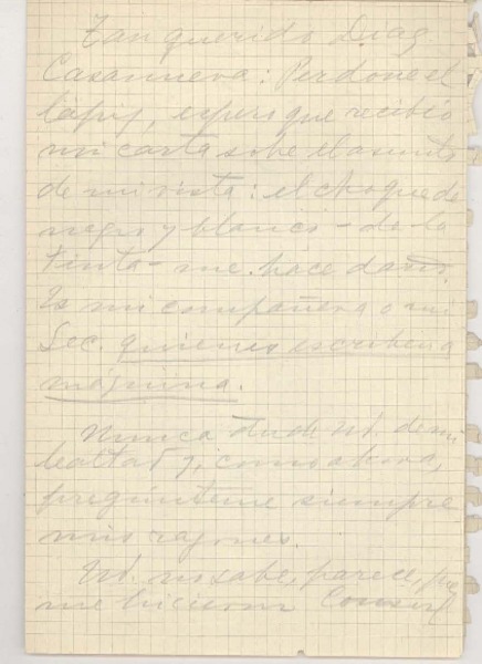 [Carta] [1951], Génova, Italia [a] Humberto Díaz-Casanueva