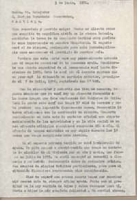 [Carta] 1971 junio 3, [Cordoba] [a] Enrique Bernstein Carabantes, Santiago [Chile]