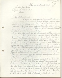 [Carta] 1957 mayo 23, París, Francia [a] Juan Mujica de la Fuente, Madrid, España