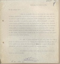 [Carta] 1964 marzo 3, Santiago, Chile [a] Juan Mujica, Lima, Perú