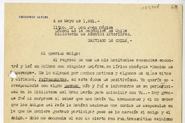 [Carta] 1951 mayo 4, Bilbao, España [a] Juan Mujica, Santiago, Chile