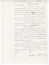 [Carta] 1950 abril 24, Buenos Aires, Argentina [a] Juan Mujica de la Fuente, Bilbao, España