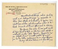 [Carta] 1948 junio 14, Santiago, Chile, [a] Juan Mujica de la Fuente