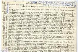 [Carta] 1960 diciembre 1, Santiago, Chile [a] Humberto Díaz-Casanueva