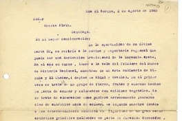 [Carta] 1948 agosto 2, Hacienda El Bosque [Ovalle], Chile [a] Oreste Plath  [manuscrito] Jorge Iribarren Charlin.