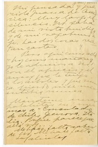 [Carta] [1951] [Rapallo, Italia] [a] Juana de Ibarbourou  [manuscrito] Gabriela Mistral .