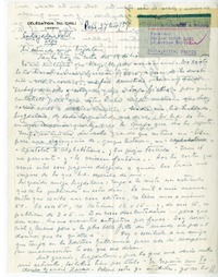 [Carta] 1957 noviembre 27, Paris, Francia [a] Magdalena Petit  [manuscrito] Carlos Morla Lynch.