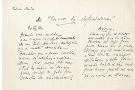 Curso de definiciones  [manuscrito] Federico Muelas.