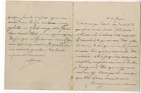 [Carta] [1914] junio 18, Santiago, Chile [a] Julio Munizaga  [manuscrito] María Monvel.