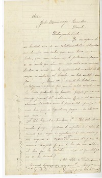 [Carta] [1916] Santiago, Chile [a] Julio Munizaga  [manuscrito] María Monvel.