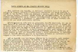 [Carta] 1958 marzo 25, Santiago, Chile [a] Joaquín Edwards Bello  [manuscrito] Juan Navarro Castillo.