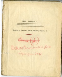Almas irredentas  [manuscrito] Arturo Ossandón de la Peña.