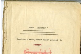 Almas irredentas  [manuscrito] Arturo Ossandón de la Peña.
