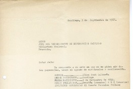 [Carta] 1968 septiembre 5, Santiago, Chile [a] Biblioteca Nacional de Chile  [manuscrito] Elisa de Paut.