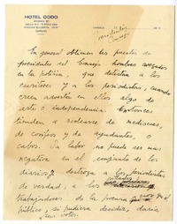 Presidentes del consejo  [manuscrito] Joaquín Edwards Bello.