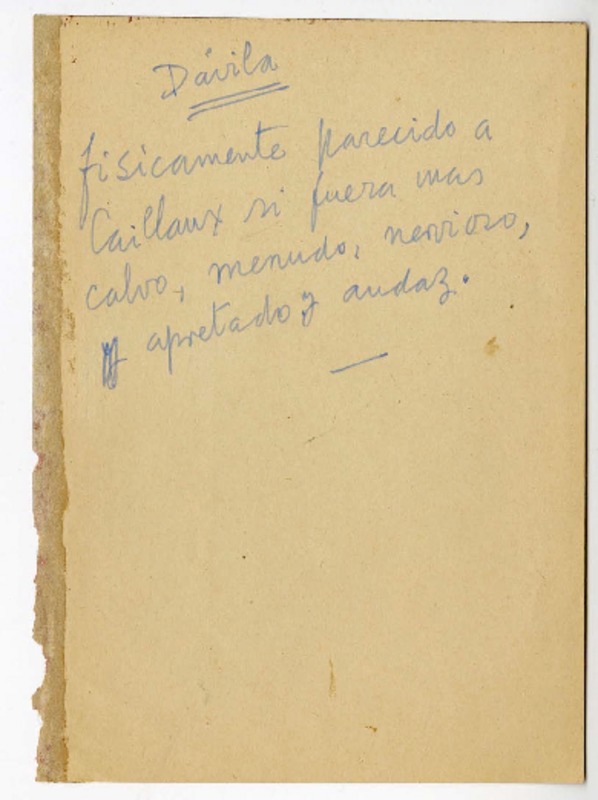 [Carlos Dávila]  [manuscrito] Joaquín Edwards Bello.