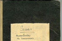 Casas  [manuscrito] Joaquín Edwards Bello.