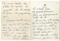 [Carta] 1926 agosto 4, Inglaterra [a] Joaquín Edwards Bello, París, Francia  [manuscrito] Jorge Cuevas (Marqués de Cuevas).