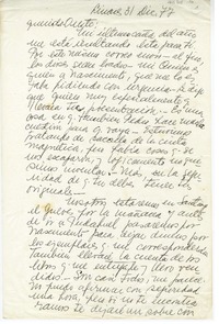 [Carta] 1977 diciembre 31, Linares, Chile [a] Oreste Plath  [manuscrito] Emma Jauch.