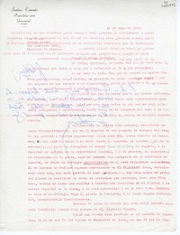 [Carta] 1963 mayo 12, Guayaquil, Ecuador [a] Oreste Plath, Santiago, Chile  [manuscrito] Justino Cornejo.