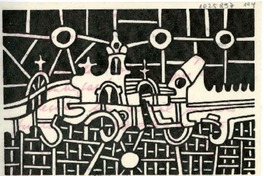 [Tarjeta] 1980 junio 4, Lima, [Perú] [a] Oreste Plath, [Santiago], [Chile]  [manuscrito] Sybila Arredondo.