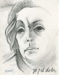 Autorretrato al voleo  [manuscrito] Delia Domínguez.