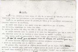 Altazur  [manuscrito] Vicente Huidobro.