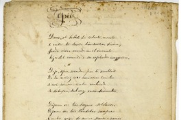 Opio  [manuscrito] Eusebio Lillo.