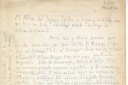[Carta] [1980] La Ligua, Chile [a] un amigo  [manuscrito] Jorge Teillier.