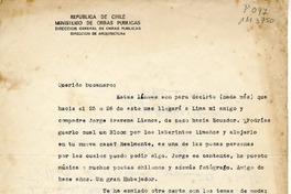 [Carta] 1976 mayo 17, Santiago, Chile [al] Querido Bucanero  [manuscrito] Jorge Teillier.