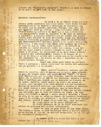 [Carta] 1984 abril 23, Santiago, Chile [al] Contramaestre.  [manuscrito] Jorge Teillier.