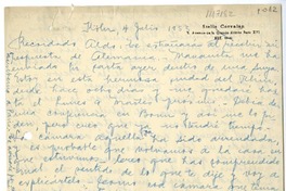 [Carta] 1953 julio 4, Khöln, Alemania [a] Aldo [Italia]  [manuscrito] Stella Corvalán.