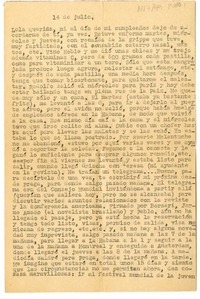 [Carta] [1950] julio 14, [México] [a] Lola Falcón  [manuscrito] Luis Enrique Délano.