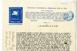 [Carta] 1949 septiembre 4, México D. F. [a] Lola Falcón  [manuscrito] Luis Enrique Délano.